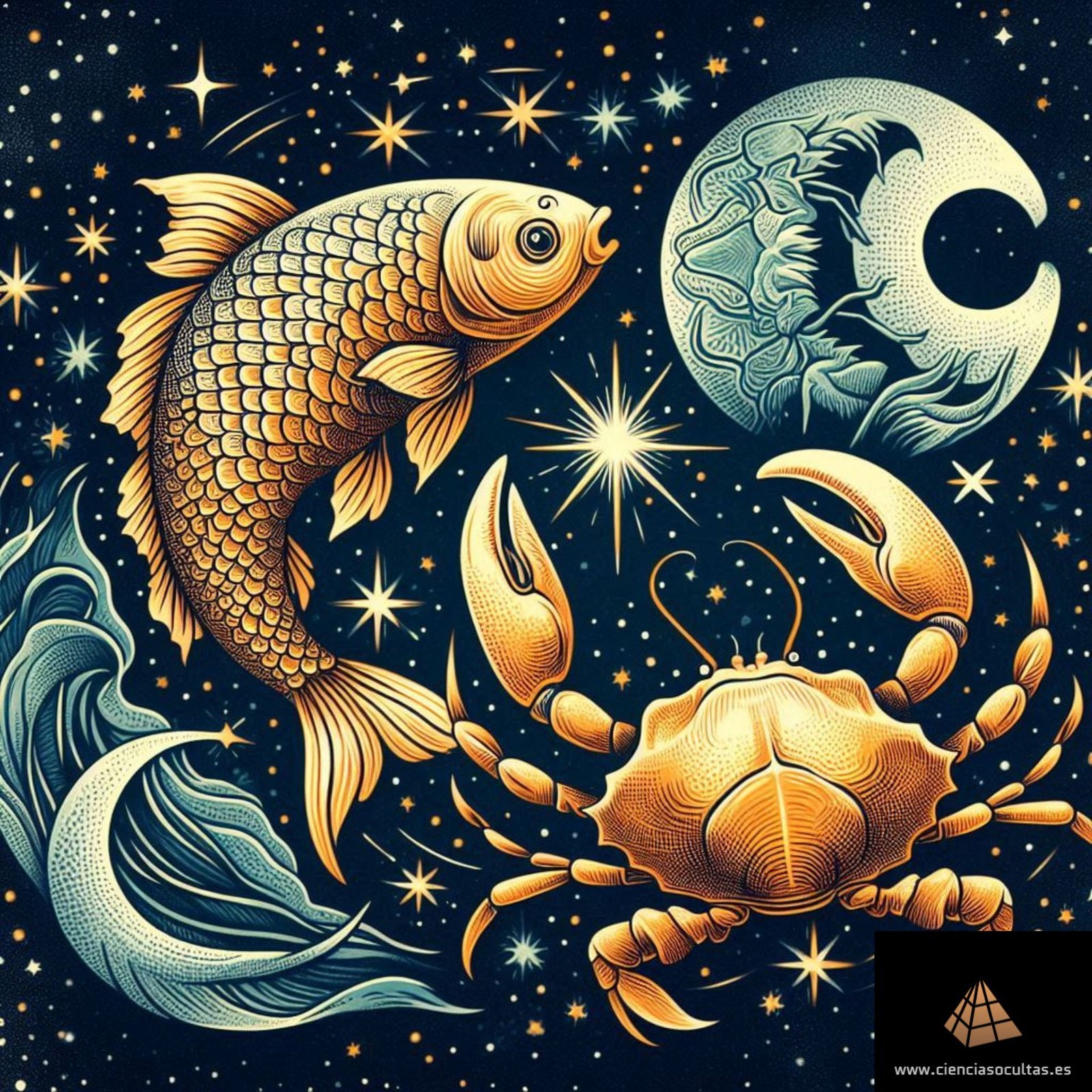 Piscis con ascendente Cáncer: Tímidos y Enamoradizos - Ciencias ocultas