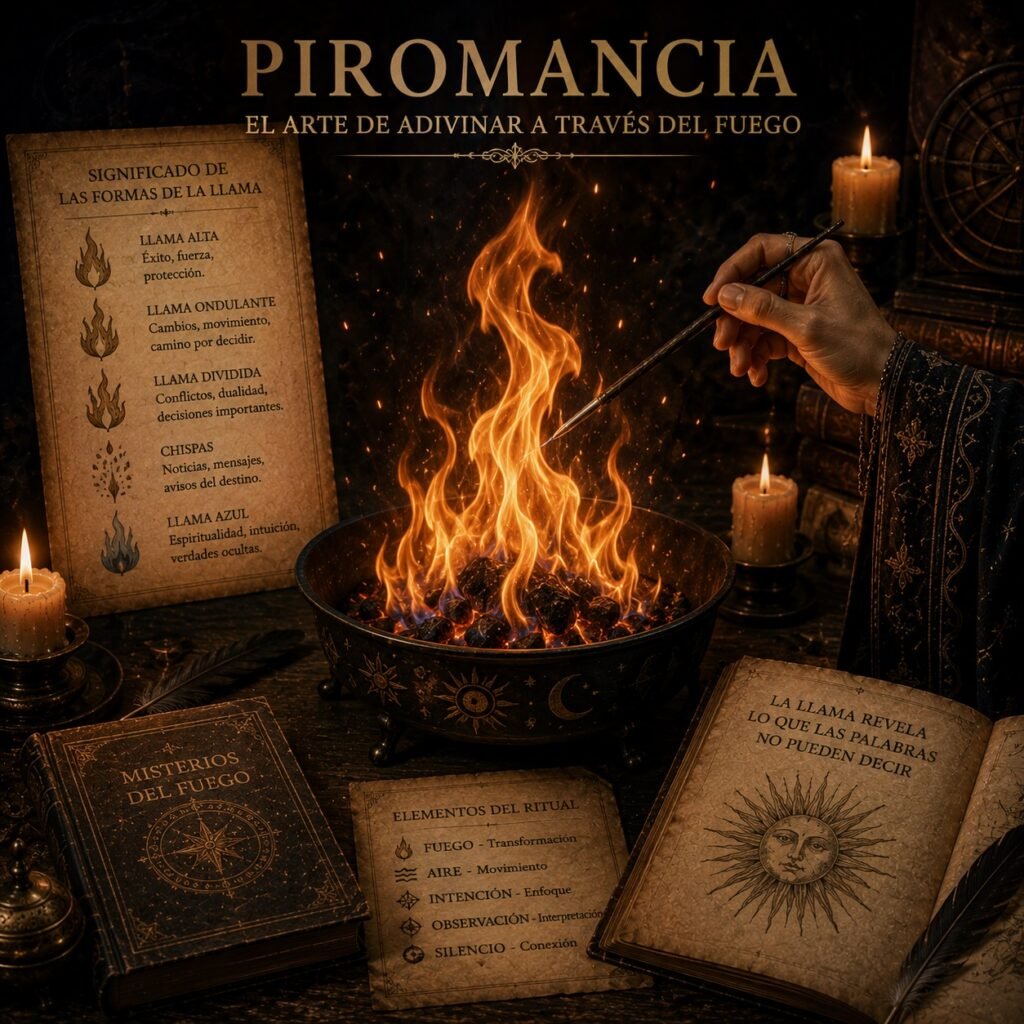 Piromancia: interpretación de las formas y movimientos de las llamas para adivinar el futuro